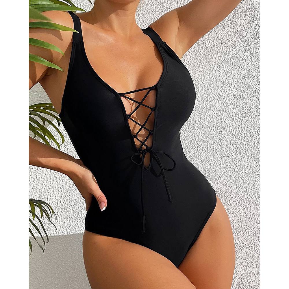 Cikini-One Piece Swimsuit for  - огляд і ціна Monochrome Suit Set