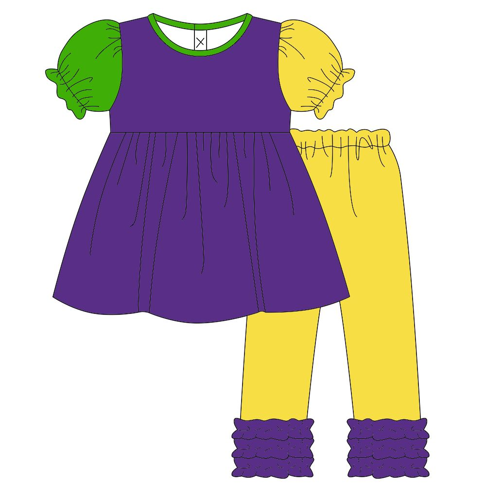 Mardi Gras New boutique childr - огляд і ціна Monochrome Suit Set