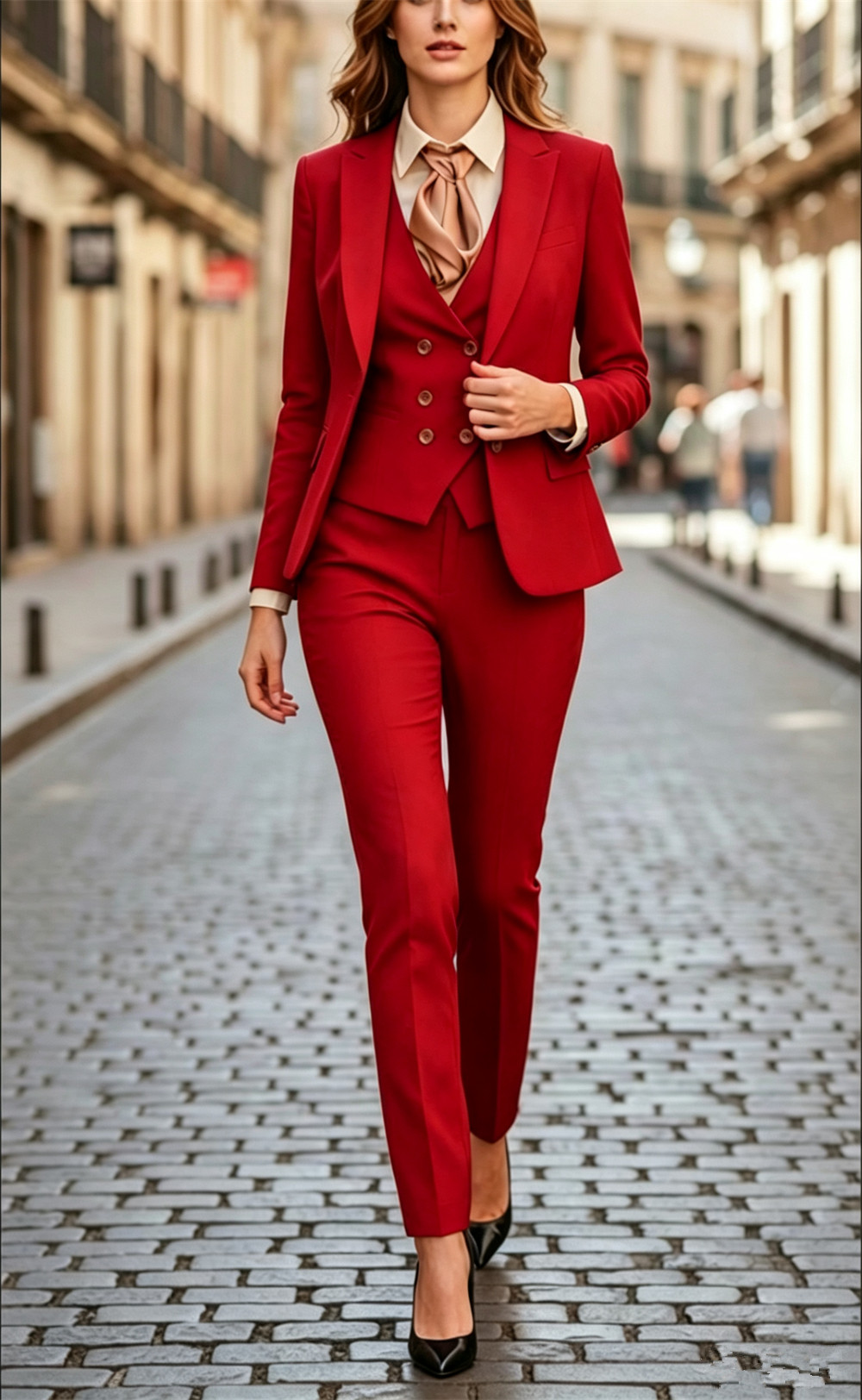 Women’s Black 3 Pieces Suit Se - огляд і ціна Women'S Formal Wear Pantsuits