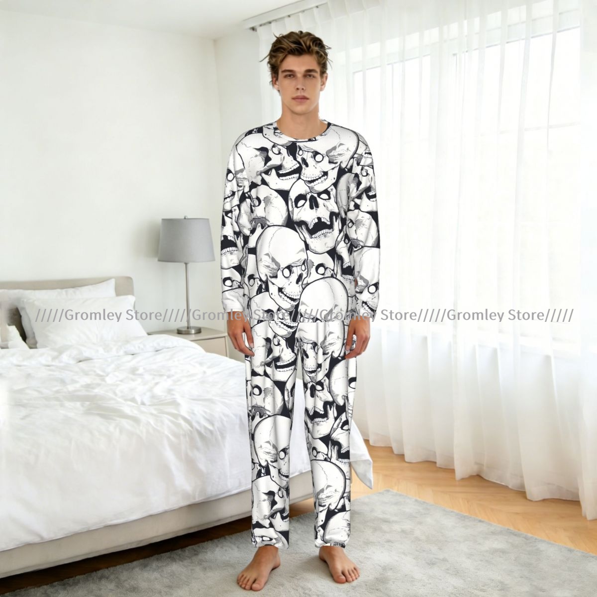 Monochrome Engraving Skulls Me - огляд і ціна Monochrome Suit Set