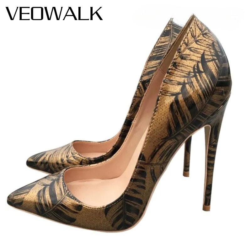 Veowalk Women's Metallic Gold  - огляд і ціна Women Formal Wear Heels