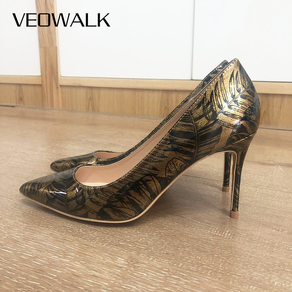 Veowalk Women's Metallic Gold  - огляд і ціна Women Formal Wear Heels