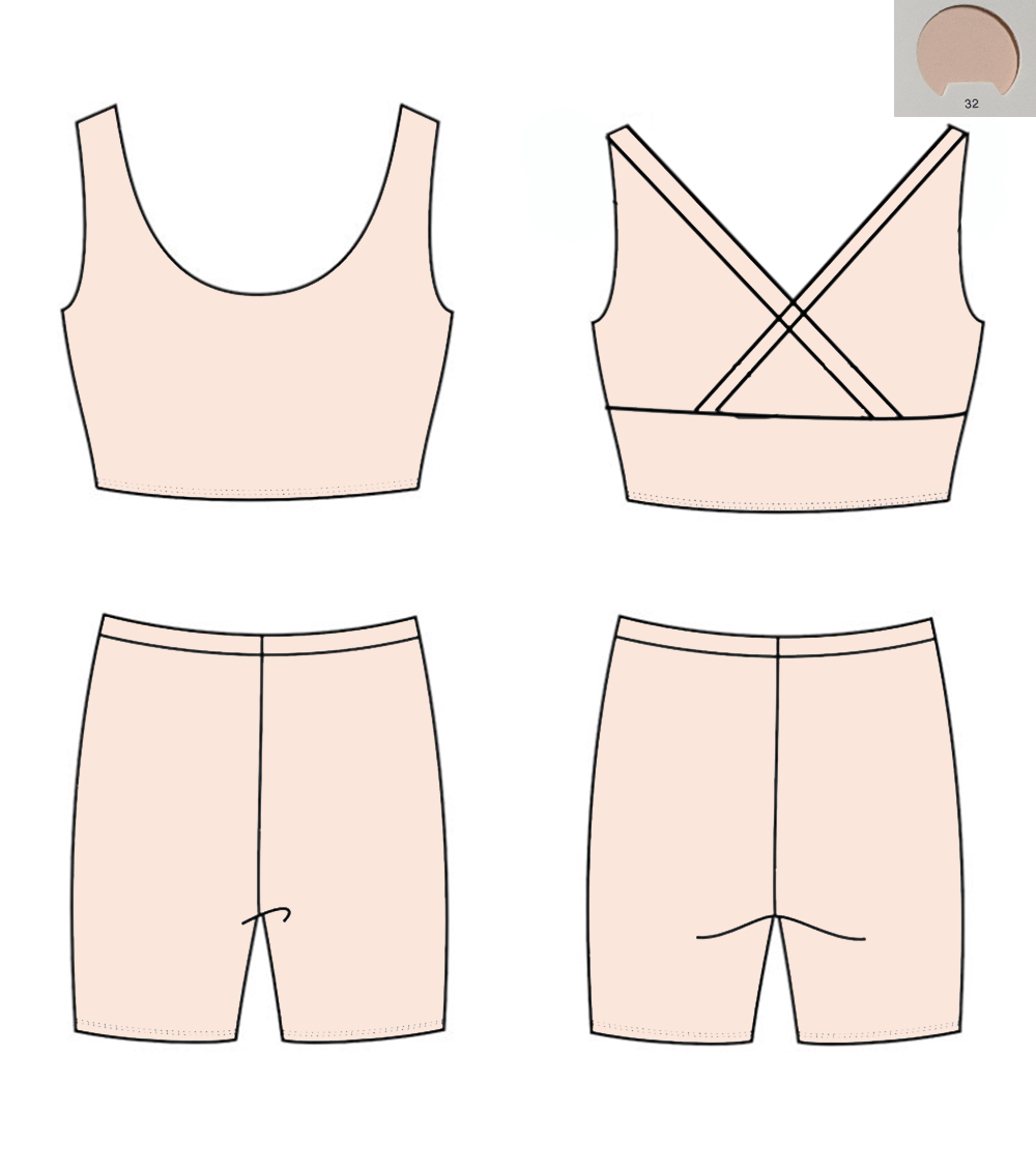 Monochrome Yoga Material Back  - огляд і ціна Monochrome Suit Set