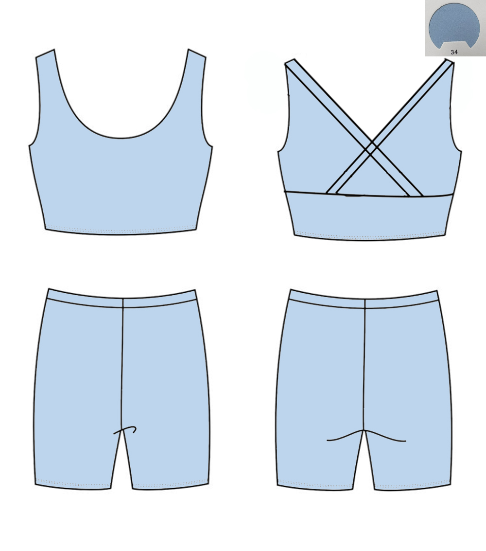 Monochrome Yoga Material Back  - огляд і ціна Monochrome Suit Set