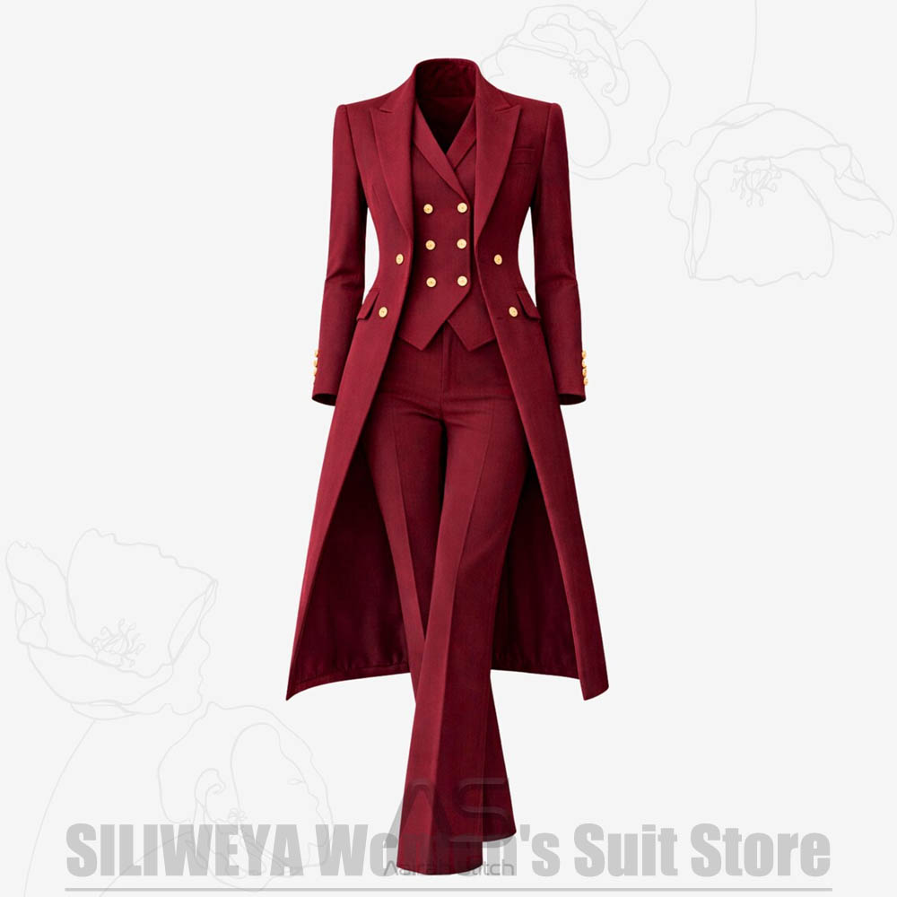 Women's Suit 3 Piece Double Br - огляд і ціна Women Formal Wear Business