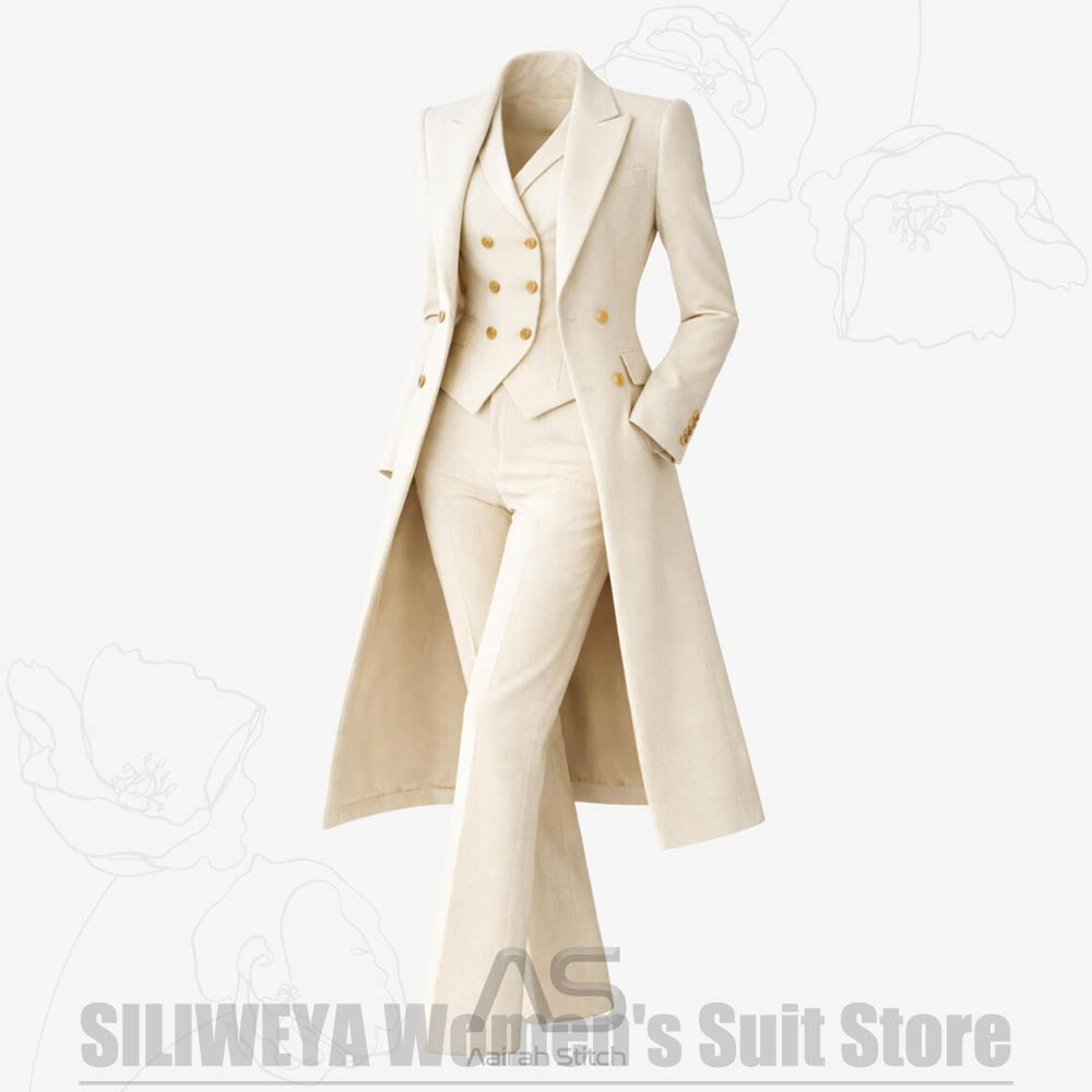Women's Suit 3 Piece Double Br - огляд і ціна Women Formal Wear Business
