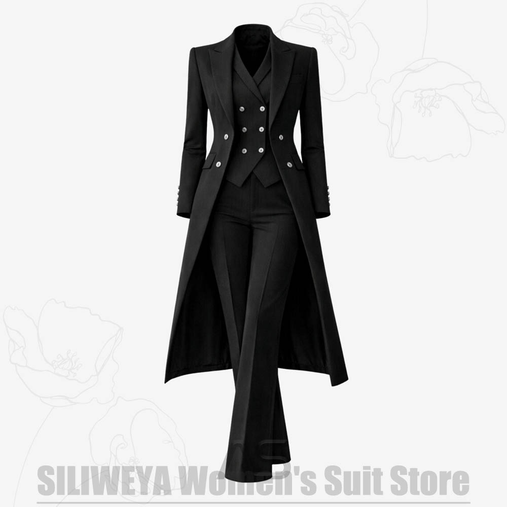Women's Suit 3 Piece Double Br - огляд і ціна Women Formal Wear Business