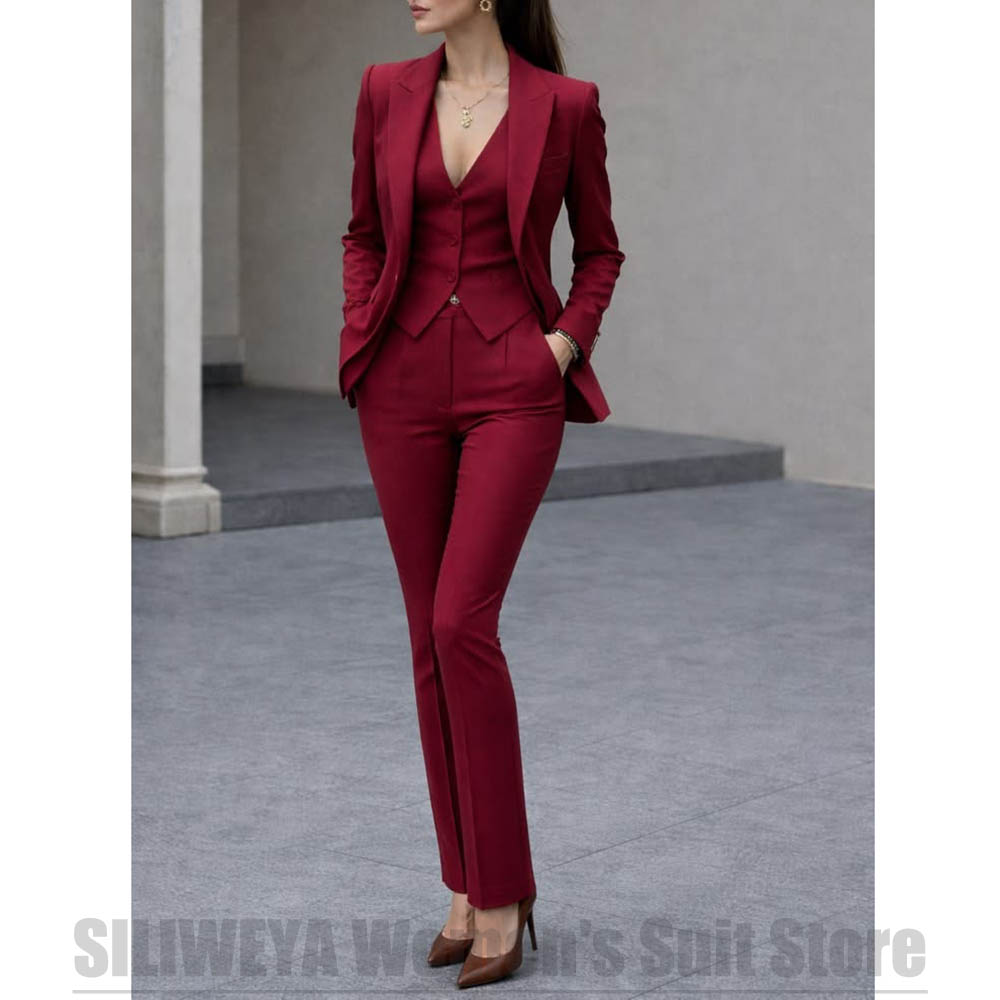 Women 3 Piece Suit Set Blazer  - огляд і ціна Women Formal Wear Business