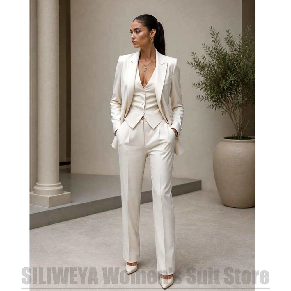 Women 3 Piece Suit Set Blazer  - огляд і ціна Women Formal Wear Business