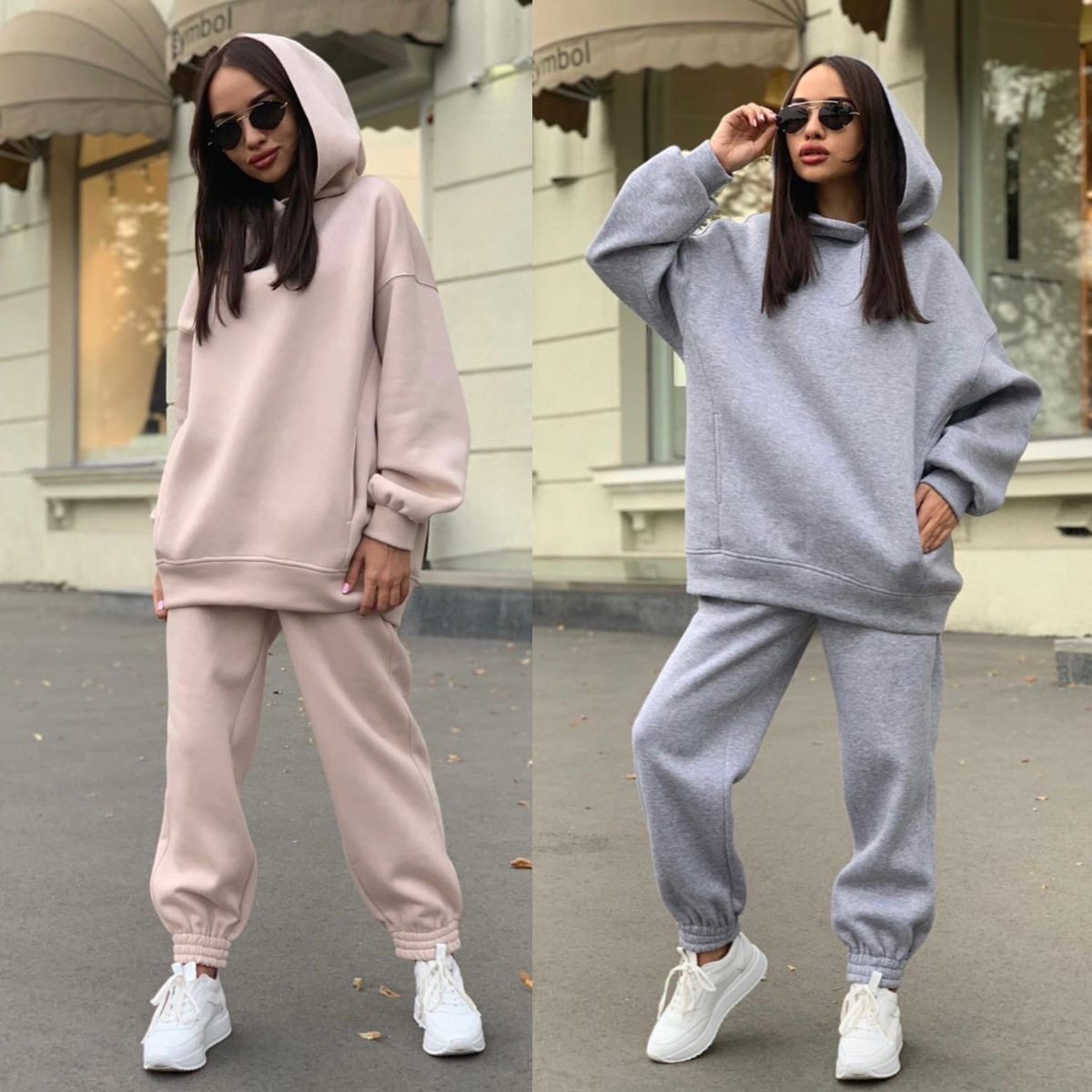 Monochrome Hooded Hoodie Set C - огляд і ціна Monochrome Suit Set